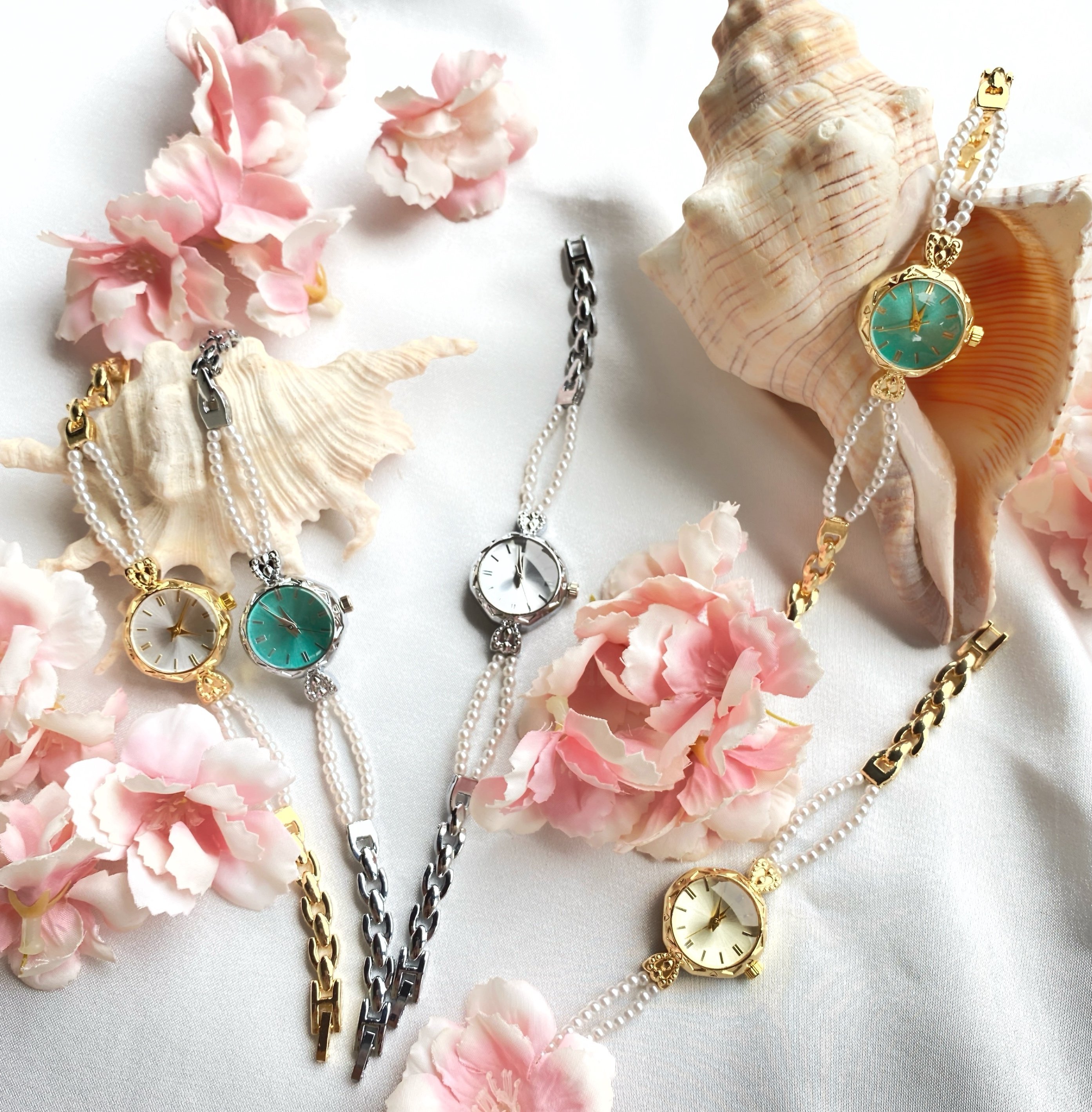 Vintage Pearl Tasarım Saat