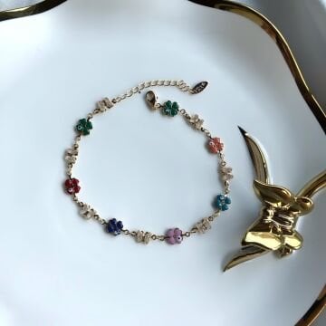 Renkli Yonca Tasarım Halhal