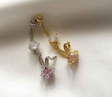 Tavşan Göbek Piercing