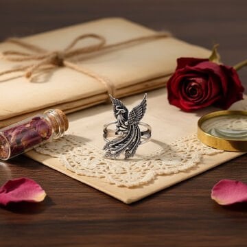 Anka Kuşu Tasarım Yüzük