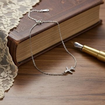 Uçak Figürlü Gümüş Bileklik