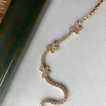 Kelebek Figürlü Çelik Bileklik