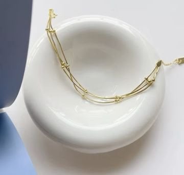 Gold Katmanlı Çelik Bileklik