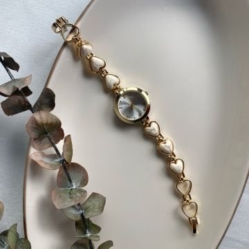 Kalp Tasarım Kordon Saat