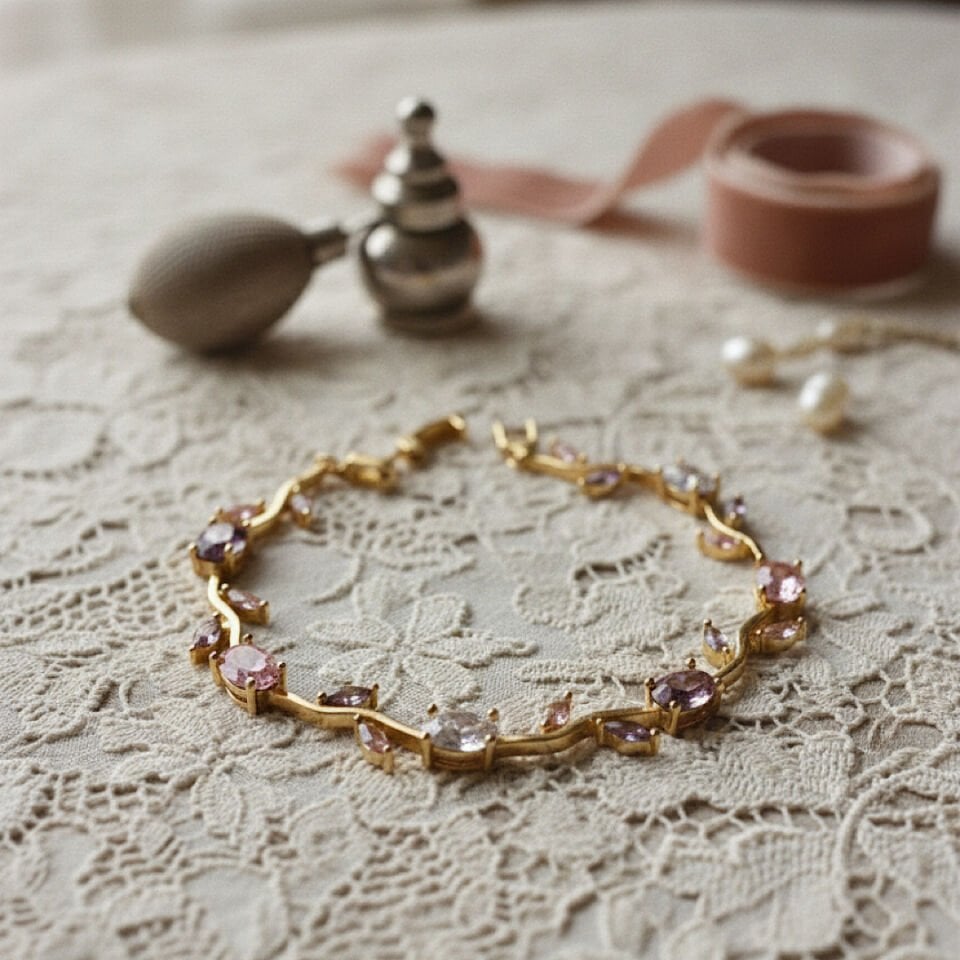 Violette Gold Vintage Bileklik