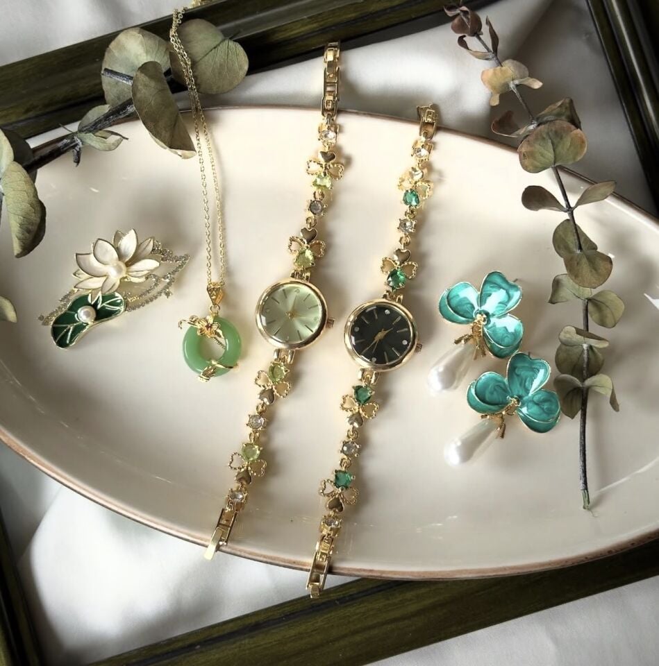 Yeşilin Tonları Set