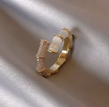 Bambu Tasarım Retro Yüzük