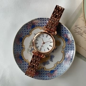 Vintage Roma Rakamlı Çelik Saat