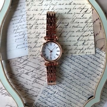 Vintage Roma Rakamlı Çelik Saat