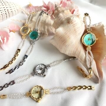 Vintage Pearl Tasarım Saat