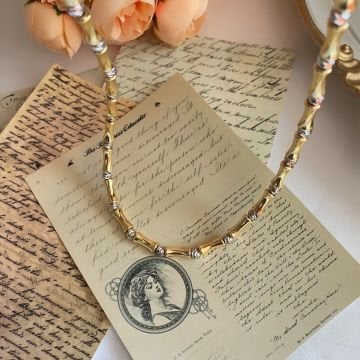 Gold Dorika Tasarım Kolye