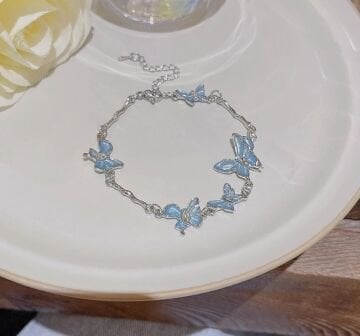 Blue Butterfly Bileklik