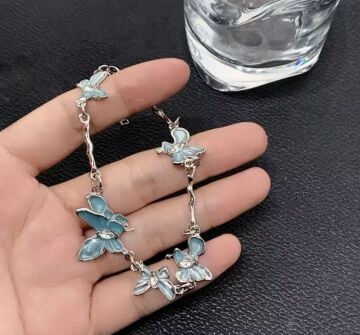 Blue Butterfly Bileklik