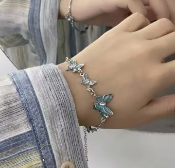 Blue Butterfly Bileklik