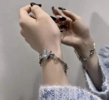 Blue Butterfly Bileklik