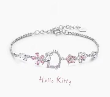 Hello Kitty Gümüş Bileklik