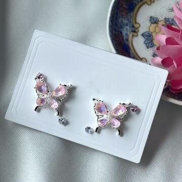 Kelebek Tasarım Küpe Set