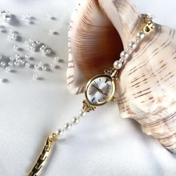 Pearl of Elegance Oval Kadran Saat