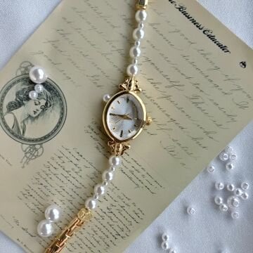 Pearl of Elegance Oval Kadran Saat