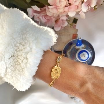 Vintage Rose Çelik Bileklik