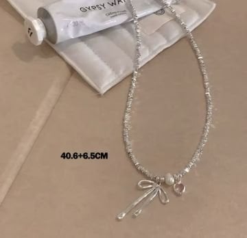 Sweet Heart Fiyonk Gümüş Kolye