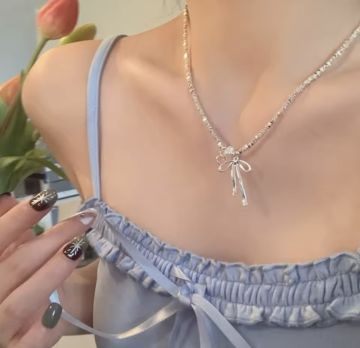 Sweet Heart Fiyonk Gümüş Kolye