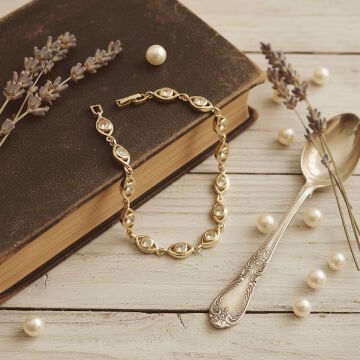 Eye Design Taşlı Tasarım Bileklik