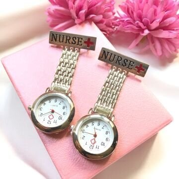 Hemşire Cep Saati Tasarım Broş