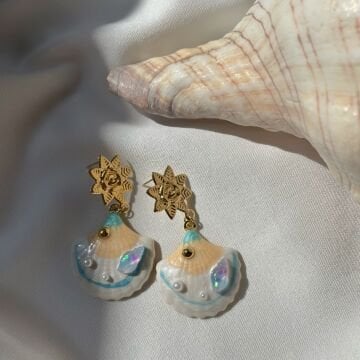 Deniz Masalları Koleksiyonu Çelik Küpeler