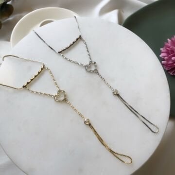 Kalp Figürlü Taşlı Şahmeran