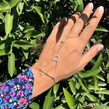 Kalp Figürlü Taşlı Şahmeran