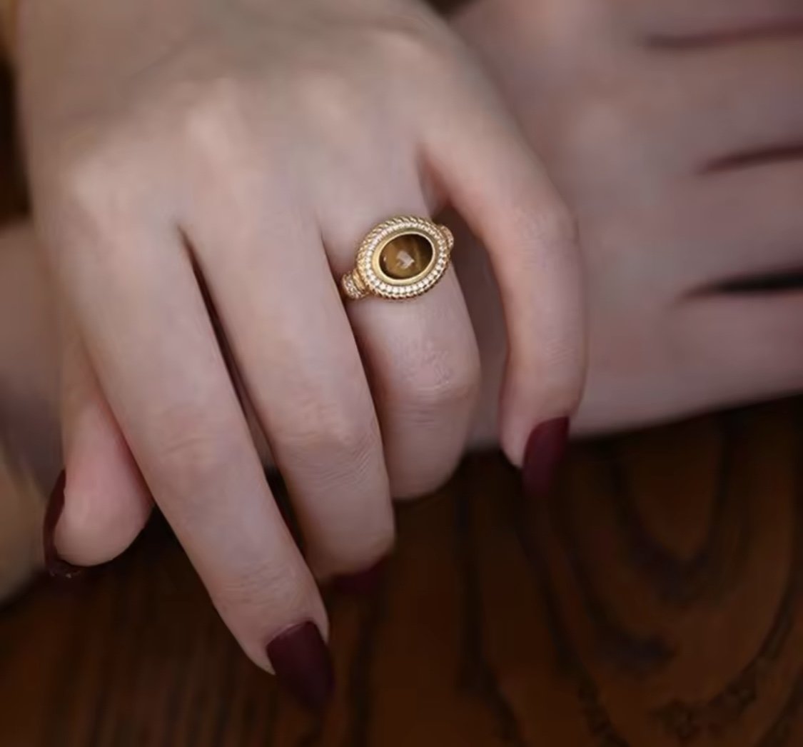 Vintage Stone Tasarım Yüzük