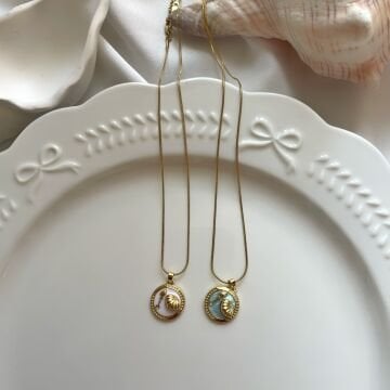 Deniz Fısıltısı Tasarım Çelik Kolyeler