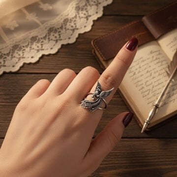 Anka Kuşu Tasarım Yüzük