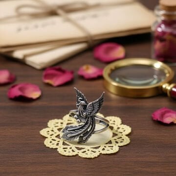 Anka Kuşu Tasarım Yüzük