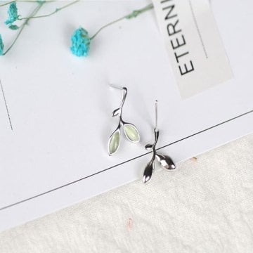 Yaprak Tasarım Vintage Küpe