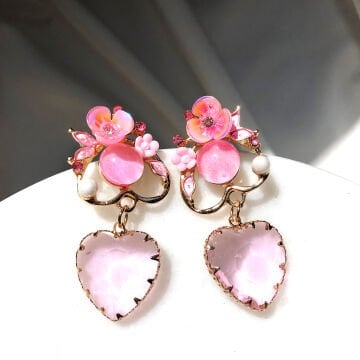 Kalp Bahçesi Koleksiyonu Tasarım Küpeler