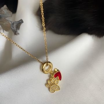 Pati Love Çelik Kolye