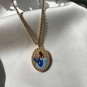 Vintage Tasarım Çelik Kolyeler