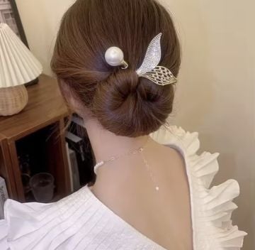 İnci Detaylı Deniz Kızı Toka