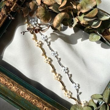 Vintage Çiçek Tasarım Bileklikler