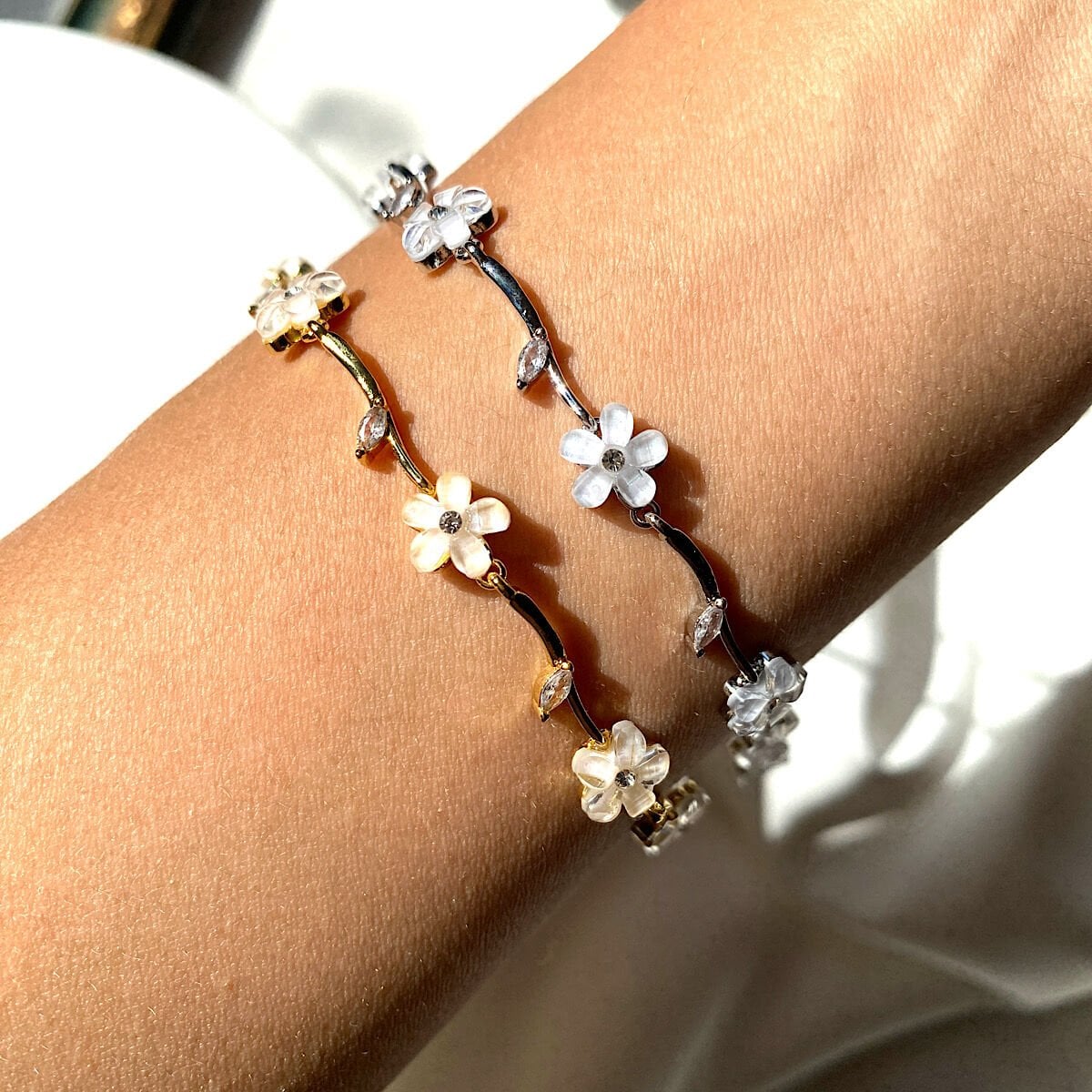 Vintage Çiçek Tasarım Bileklikler