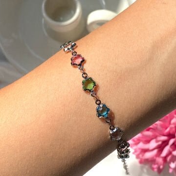 Renkli Yıldız Model Tasarım Bileklik