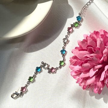 Renkli Yıldız Model Tasarım Bileklik