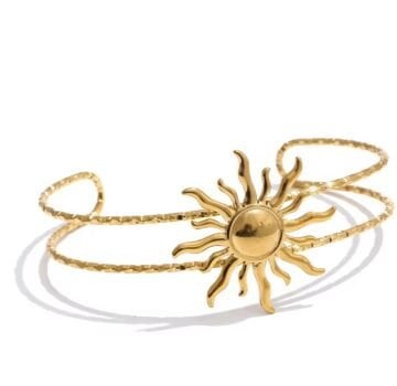 Güneş Figürlü Tasarım Pazu Bilekliği