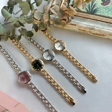 İnci Kordon Vintage Çelik Saat