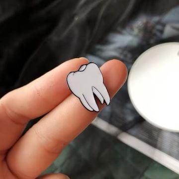 Diş Tasarım Retro Pin