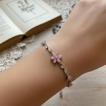Prenses Çiçeği Tasarım Bileklik