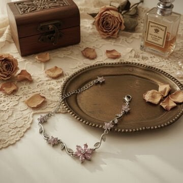 Prenses Çiçeği Tasarım Bileklik