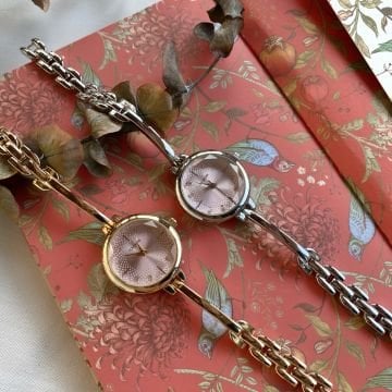 Pembe Kadran Vintage Saat